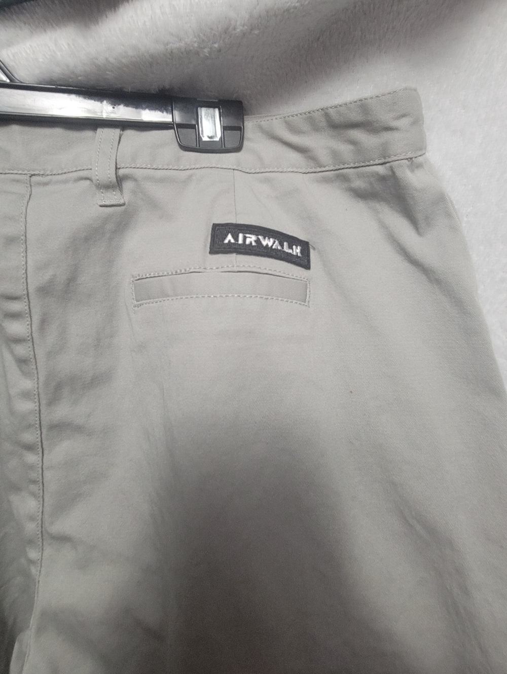 Airwalk Size 14 Wide Leg Light Gray Chinos.